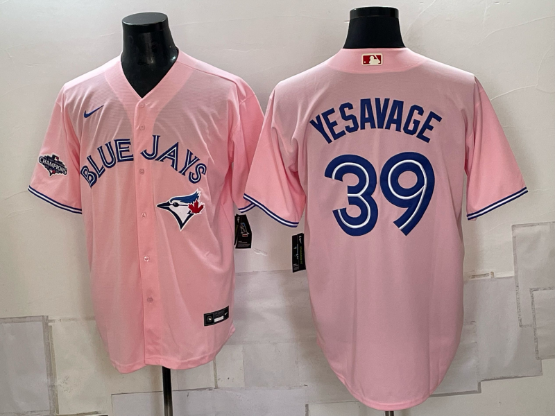 Men 2026 Toronto Blue Jays #39 Yesavage pink Game Nike MLB Jersey 0907002